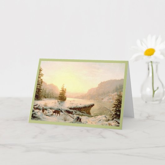 Winterlandschap Kaart (Kleine Plant)