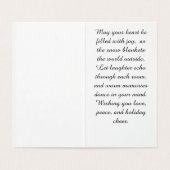 Winterlandschap Kaart (Binnenkant ongevouwen)