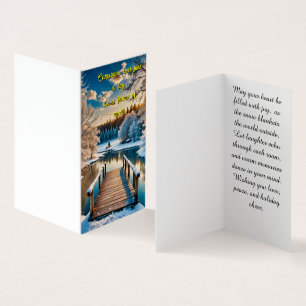 Winterlandschap Kaart