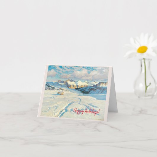 Winterlandschap Kaart (Kleine Plant)