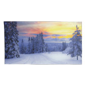 Winterlandschap Kussensloop (Achterkant-Rechts)