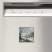 Winterlandschap Magneet (Insitu (Vaatwasser))
