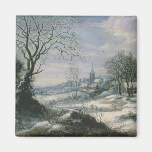 Winterlandschap Magneet (Voorkant)