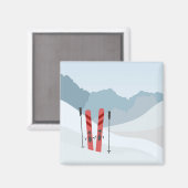 Winterlandschap Magneet (Voorkant / Achterkant)