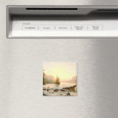 Winterlandschap Magneet (Insitu (Vaatwasser))