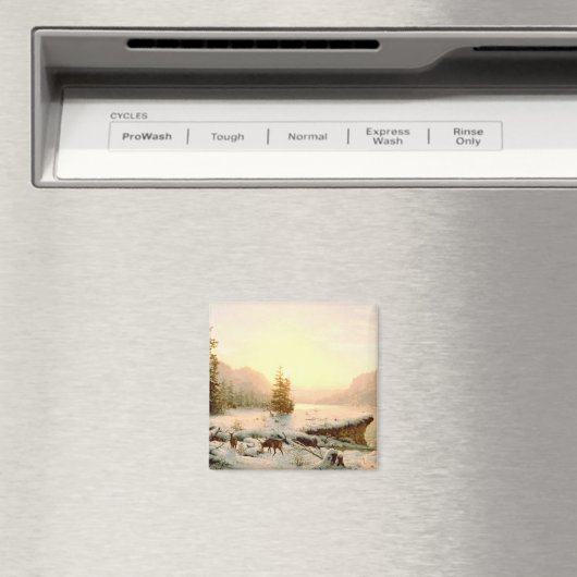 Winterlandschap Magneet (Insitu (Vaatwasser))