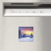 Winterlandschap Magneet (Insitu (Vaatwasser))