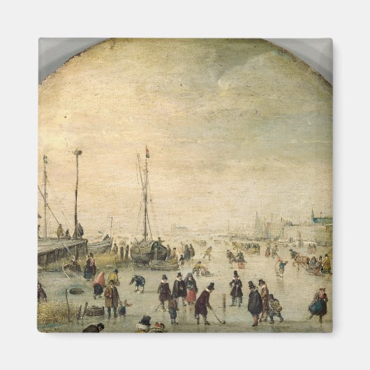 Winterlandschap Magneet (Voorkant)