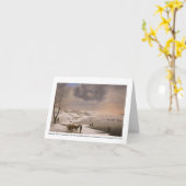 Winterlandschap met Brabrand Kerk[1831] Kaart (Gele Bloem)