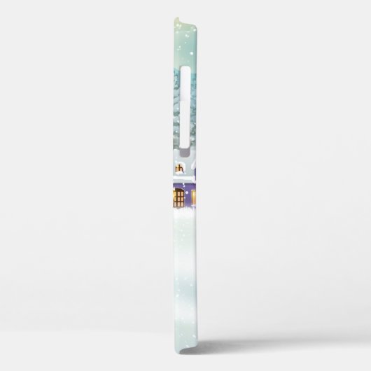 winterlandschap met sneeuwdekhuizen Case-Mate iPhone case (Achterkant / Links)