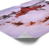 Winterlandschap Mini-Poster Poster (Hoek)