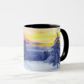 Winterlandschap Mok (Voorkant rechts)