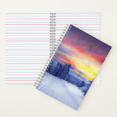 Winterlandschap Notitieboek (Binnen)