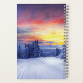 Winterlandschap Notitieboek (Achterkant)