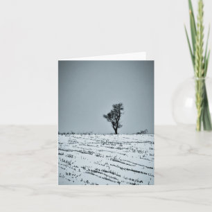 Winterlandschap Notitiekaartje