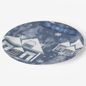 Winterlandschap Papieren Bordje (Gekanteld)