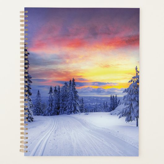 Winterlandschap Planner (Voorkant)