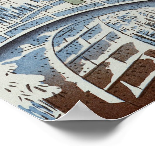 Winterlandschap Poster (Hoek)