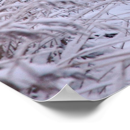 Winterlandschap Poster (Hoek)