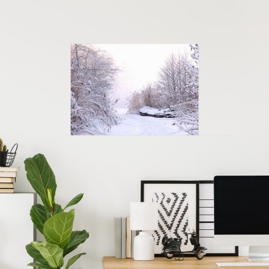 Winterlandschap Poster (Thuiskantoor)