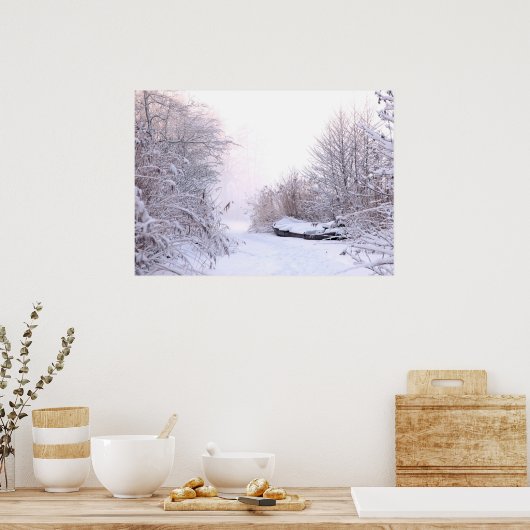 Winterlandschap Poster (Keuken)