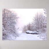 Winterlandschap Poster (Voorkant)