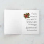 Winterlandschap raam Kerst Kaart (Binnen)