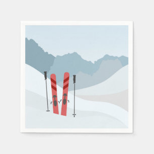 Winterlandschap Servet