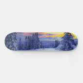 Winterlandschap Skateboard (Horizontaal)