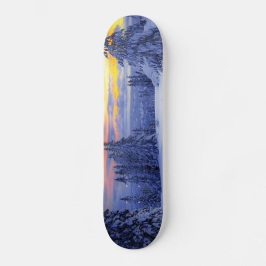 Winterlandschap Skateboard (Voorkant)