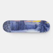 Winterlandschap Skateboard (Horizontaal)