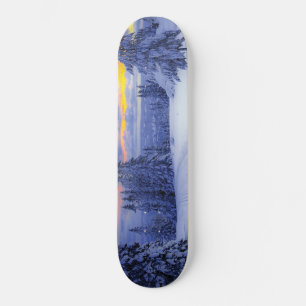 Winterlandschap Skateboard