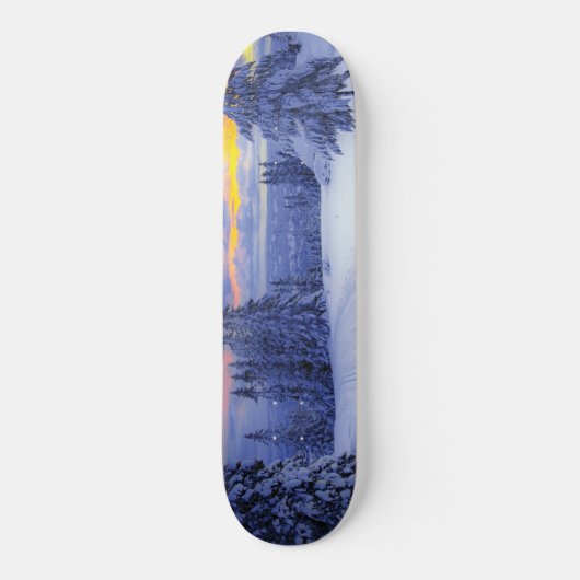 Winterlandschap Skateboard (Voorkant)