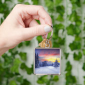 Winterlandschap Sleutelhanger (Hand)