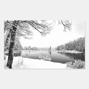 winterlandschap stickers