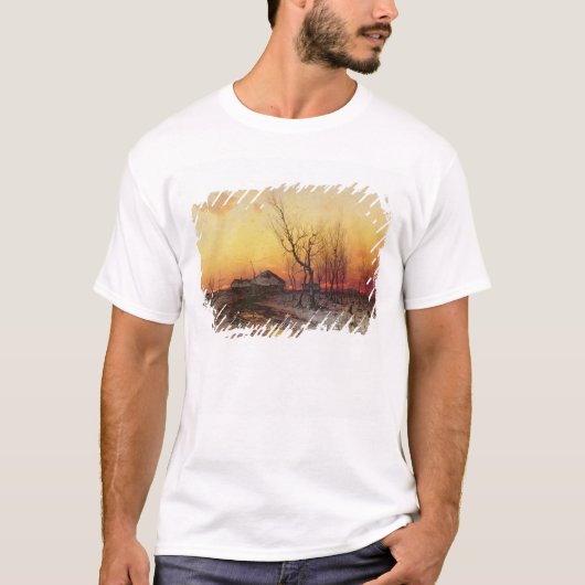 Winterlandschap T-shirt (Voorkant)