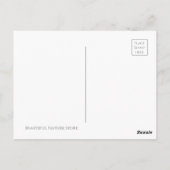 Winterlandschap van de tuin van de Herb (Briefkaar Briefkaart (Achterkant)