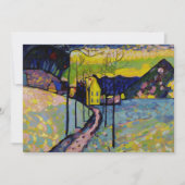 Winterlandschap van Wassily Kandinsky Bedankkaart (Voorkant)