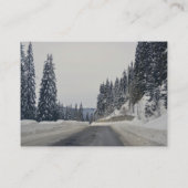 Winterlandschap Visitekaartje (Achterkant)