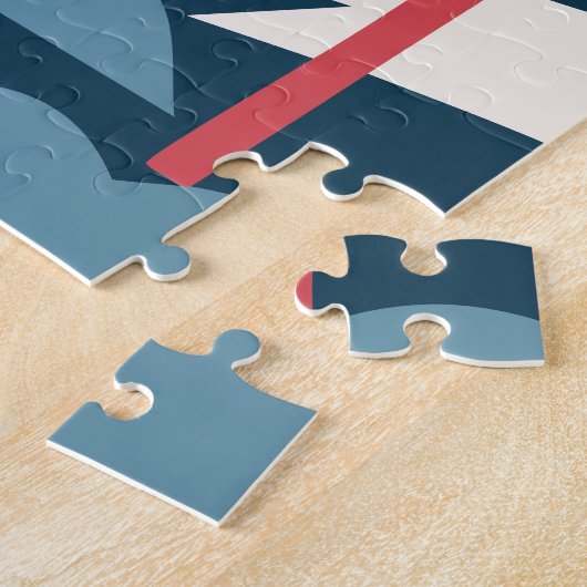 Winterlandschap & Zonsopgang Legpuzzel (Zijkant)