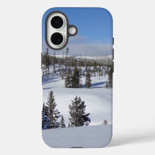 Winterlandschapfotografie in Yellowstone iPhone 16 Hoesje
