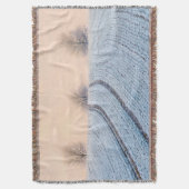 Winterlandschapsbomen met Hoarfrost cozy Blanket Deken (Voorkant Verticaal)