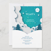 Winterlandschapsfeestdagen Kaart (Voorkant)