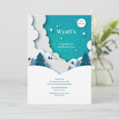 Winterlandschapsfeestdagen Kaart (Staand voorkant)