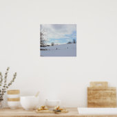 Winterlandschapsfoto Poster (Keuken)