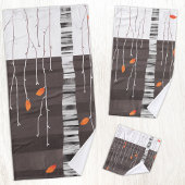 Winterlandschapsstructuur Bad Handdoek