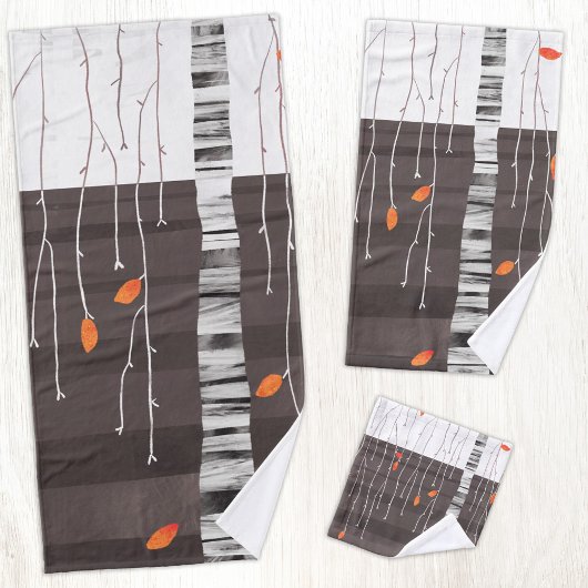 Winterlandschapsstructuur Bad Handdoek