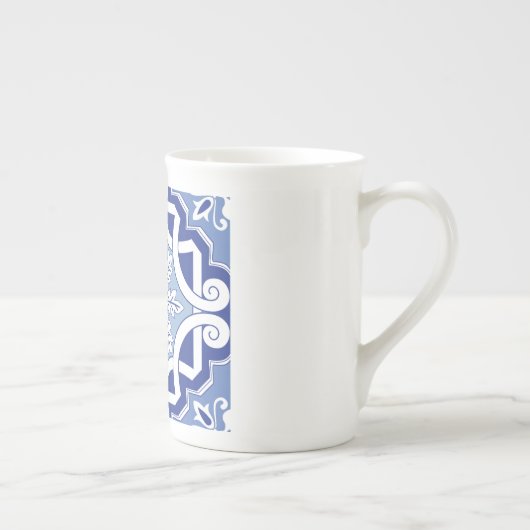 Winterleaf Scroll Porselein Kop (Rechts)