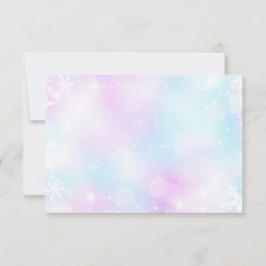 Winterlegant Weddenschap RSVP online met QR-code (Achterkant)