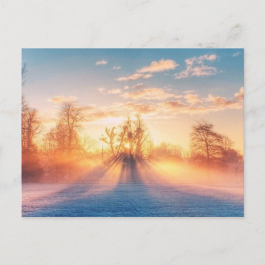 Winterliche Postkarte Briefkaart (Voorkant)